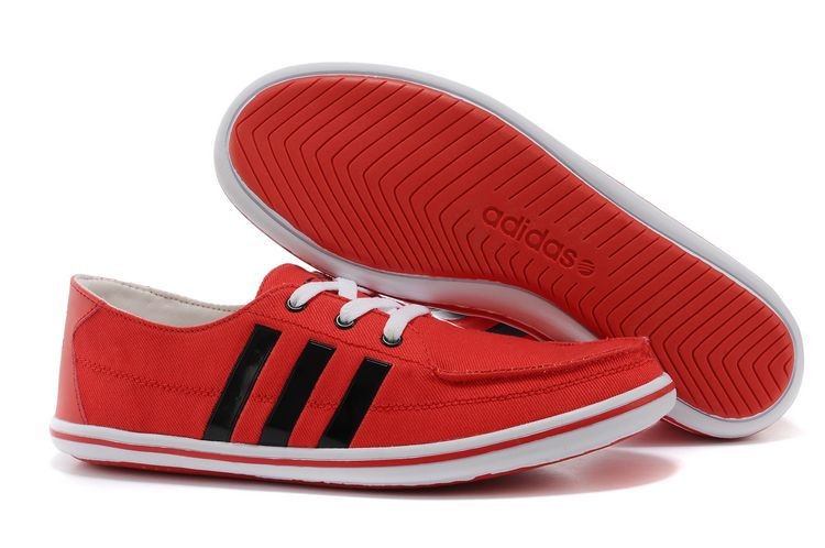 Mens Adidas Style NEO F53896 - Red/Black/White
